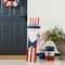 Glitzhome® 36" Patriotic Americana Uncle Sam Porch Décor